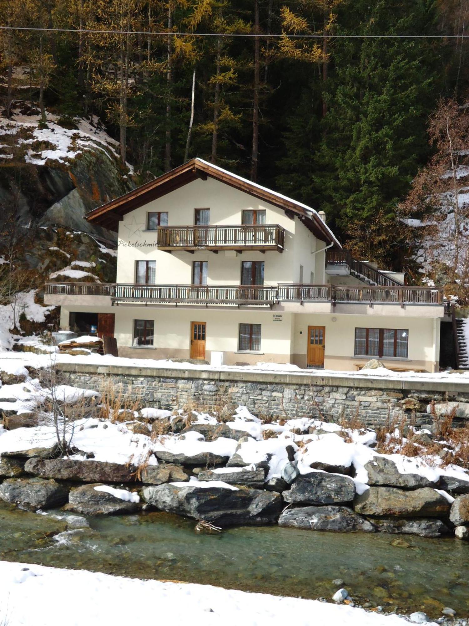 Apartmán Haus Pickelschmiede Saas-Grund Exteriér fotografie